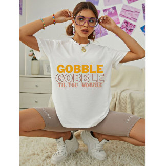 Opschrokken tot je wiebelt Turkije T-shirt