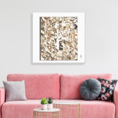 Opschudding Canvas Afdruk (Insitu (Woonkamer))