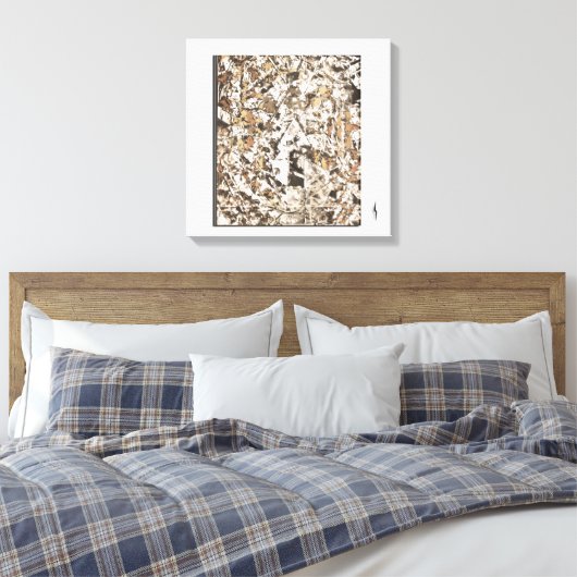 Opschudding Canvas Afdruk (Insitu (Slaapkamer))