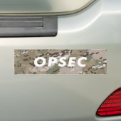 OPSEC - Operationele beveiliging Bumpersticker (Op auto)