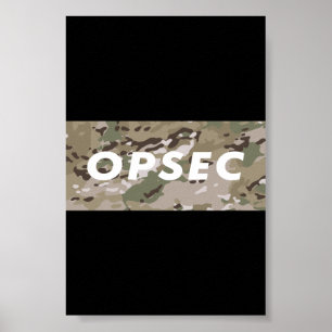 OPSEC - Operationele beveiliging Poster