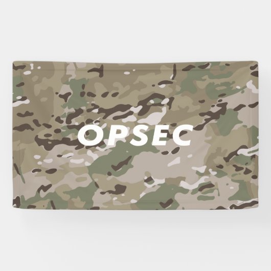 OPSEC - Operationele beveiliging Spandoek (Horizontaal)