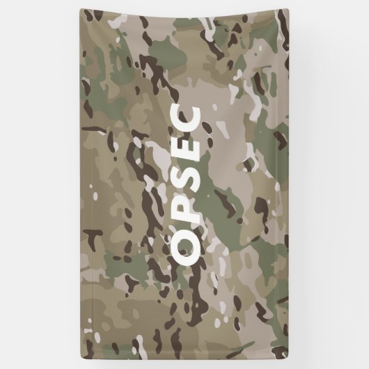 OPSEC - Operationele beveiliging Spandoek (Verticaal)