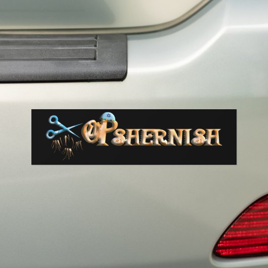 Opshernish Bumpersticker (Op auto)
