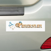 Opshernish Bumpersticker (Op auto)