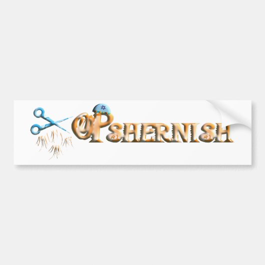 Opshernish Bumpersticker (Voorkant)