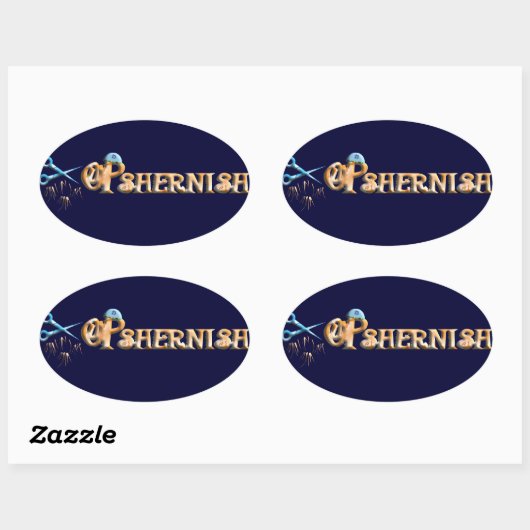 Opshernish Ovale Sticker (Vel)