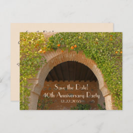Opslaan Datum 40th Wedding Jubileum Aankondiging