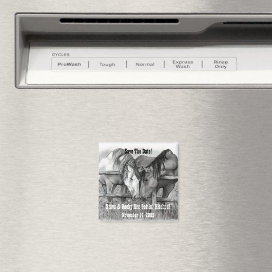 OPSLAAN DATUM: RAKEN: HORSE ART MAGNEET (Insitu (Vaatwasser))