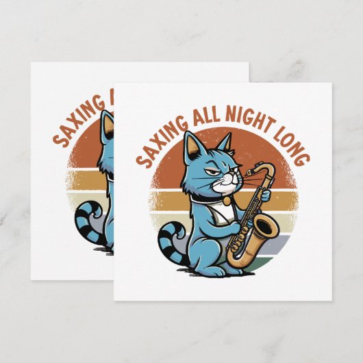 Opslaan de hele nacht lang - Voor saxofoonspelers (Voorkant / Achterkant)