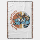 Opslaan de hele nacht lang - Voor saxofoonspelers Deken (Voorkant Verticaal)