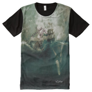 Opslaan door het Kruis All-Over-Print T-shirt
