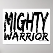 Opslaan door Mighty Warrior Poster (Voorkant)