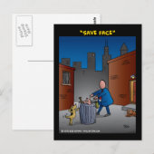 "Opslaan gezicht" Briefkaart (Voorkant / Achterkant)