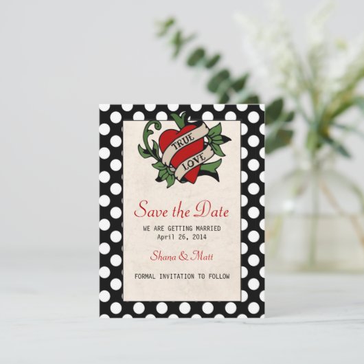 Opslaan op de datum save the date (Staand voorkant)