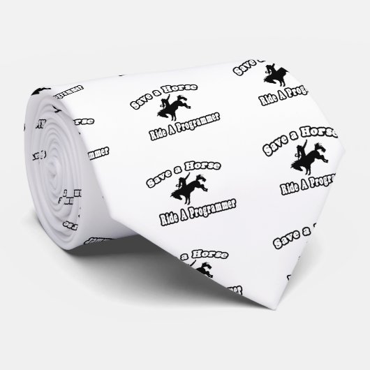 Opslaan Paard, Ride Programmer Stropdas (Opgerold)