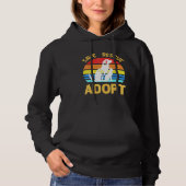 Opslaan Rescue Adopt Pro Pet Adoption Hoodie (Voorkant)