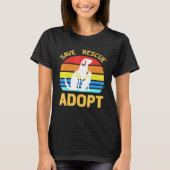 Opslaan Rescue Adopt Pro Pet Adoption T-shirt (Voorkant)