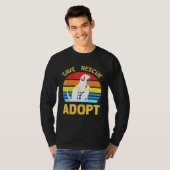 Opslaan Rescue Adopt Pro Pet Adoption T-shirt (Voorkant volledig)