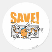 Opslaan! Ronde Sticker (Voorkant)