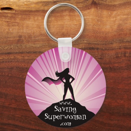 Opslaan supervrouw Sleutelhanger (Voorkant)