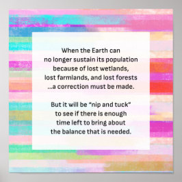 Opslaan van aangrijpingsaantekeningen voor de Wate Poster