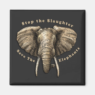 Opslaan van de afbeelding van Elephants Magneet