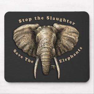 Opslaan van de afbeelding van Elephants Muismat