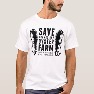 Opslaan van tekenen Oyster Boerderij Tee Shirt