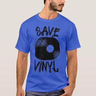 Opslaan Vinyl Records Muziek Liefhebbers T-shirt
