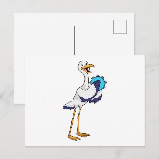 Opslag als arts met Tambourine Briefkaart (Voorkant / Achterkant)