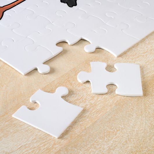 Opslag als leraar met boek legpuzzel (Zijkant)