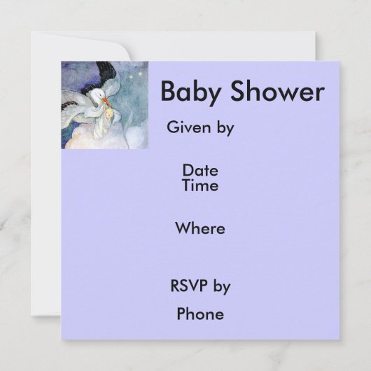 Opslag en Baby Kaart (Achterkant)