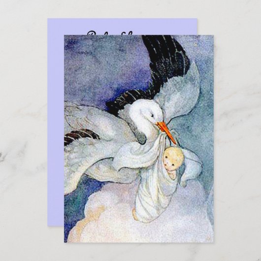 Opslag en Baby Kaart (Voorkant / Achterkant)