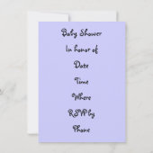 Opslag en Baby  Kaart (Achterkant)