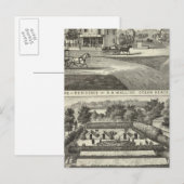 Opslag en verblijf van DA Walling Briefkaart (Voorkant / Achterkant)