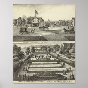 Opslag en verblijf van DA Walling Poster