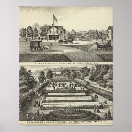 Opslag en verblijf van DA Walling Poster (Voorkant)