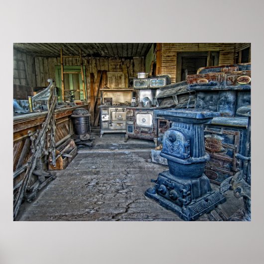 OPSLAG GHOST TOWN POSTER (Voorkant)