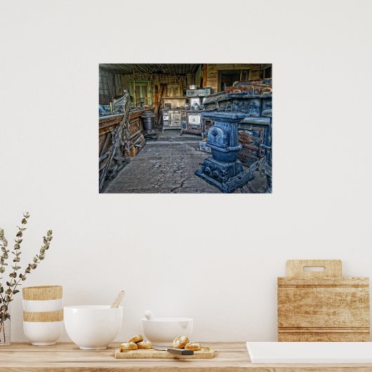 OPSLAG GHOST TOWN POSTER (Keuken)