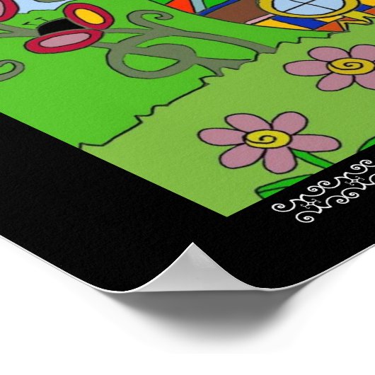 Opslag in een Pysanka House Poster (Hoek)