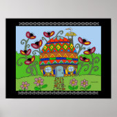 Opslag in een Pysanka House Poster (Voorkant)