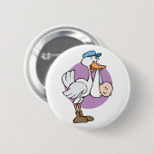 Opslag met Baby Ronde Button 5,7 Cm (Voorkant /achterkant)