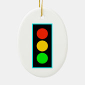 Opslag met lichte blauwe rand keramisch ornament (Achterkant)