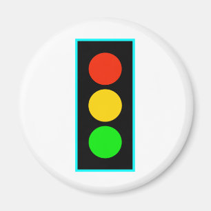 Opslag met lichte blauwe rand magneet