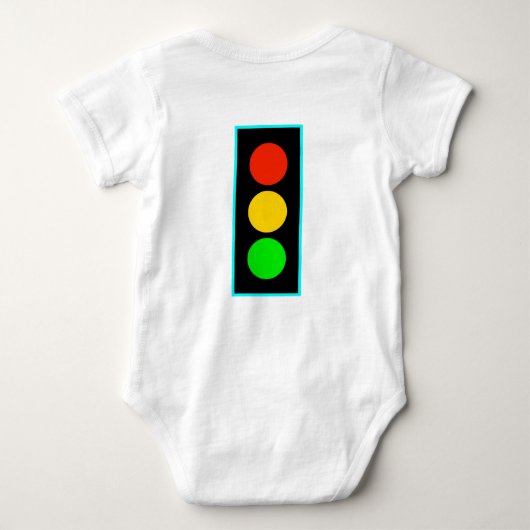 Opslag met lichte blauwe rand romper (Achterkant)