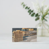 Opslag van palletproducten visitekaartje (Staand voorkant)