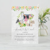 Opslag | Virtueel Baby shower per post Kaart (Staand voorkant)