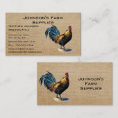 Opslag voor Boerderij voor gebufferde rooster Visitekaartje (Voorkant / Achterkant)