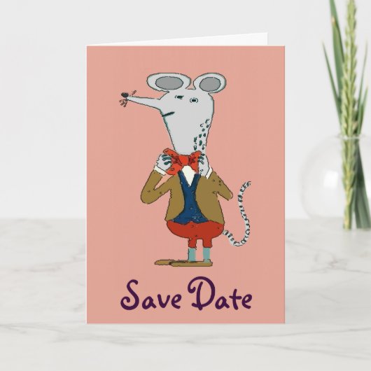 Opslagdatum, Dressy Mouse-Kaarten Aankondiging (Voorkant)